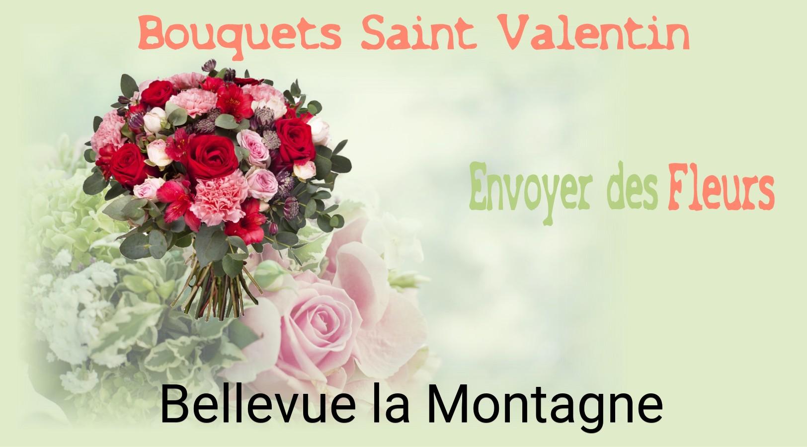 Roses de Saint-Valentin livrées à Bellevue-la-Montagne